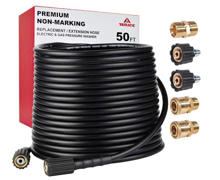 YAMATIC Pressure Washer Hose 3200 PSI 50 FT